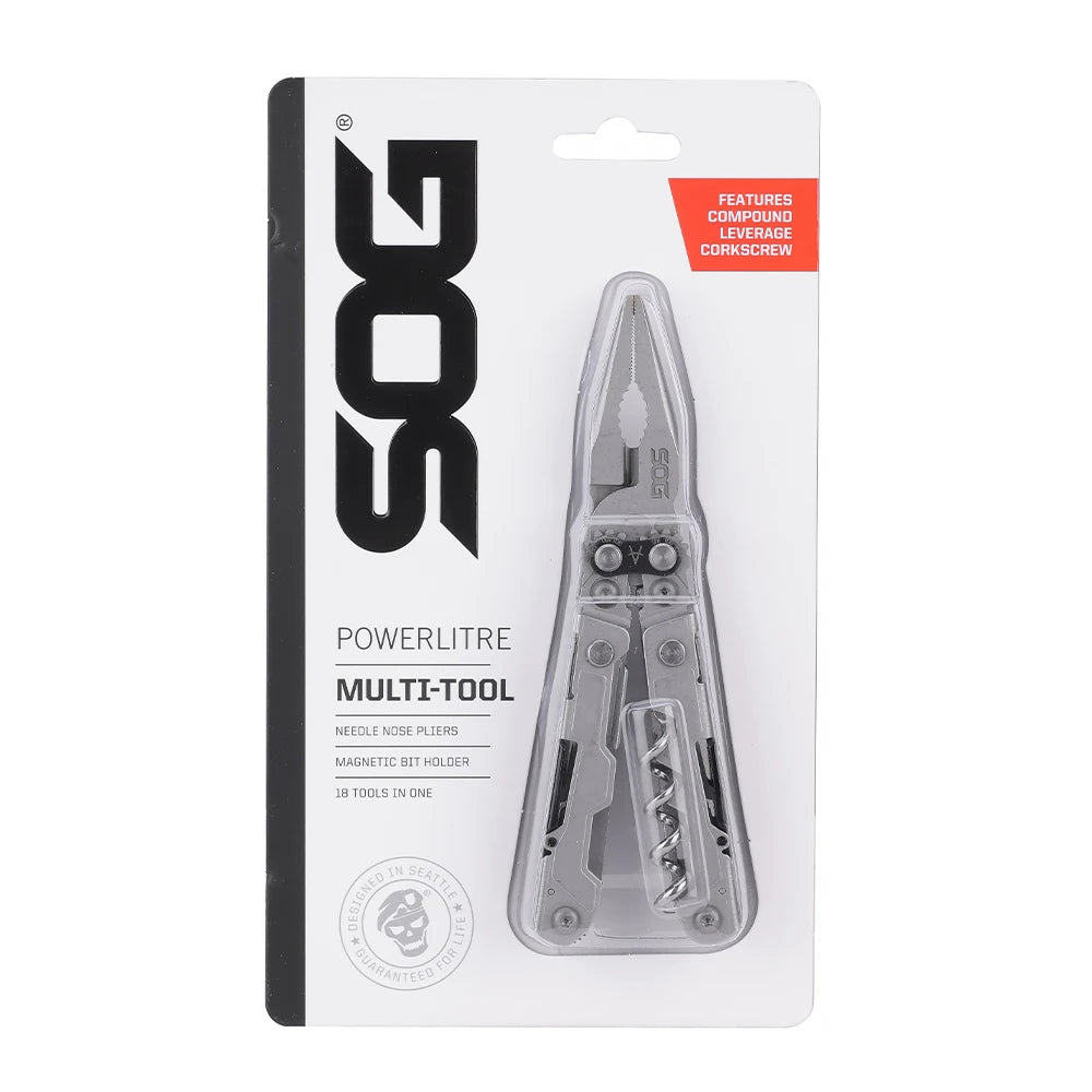 SOG PowerLitre 19-in-1 Professional Pocket Multitool