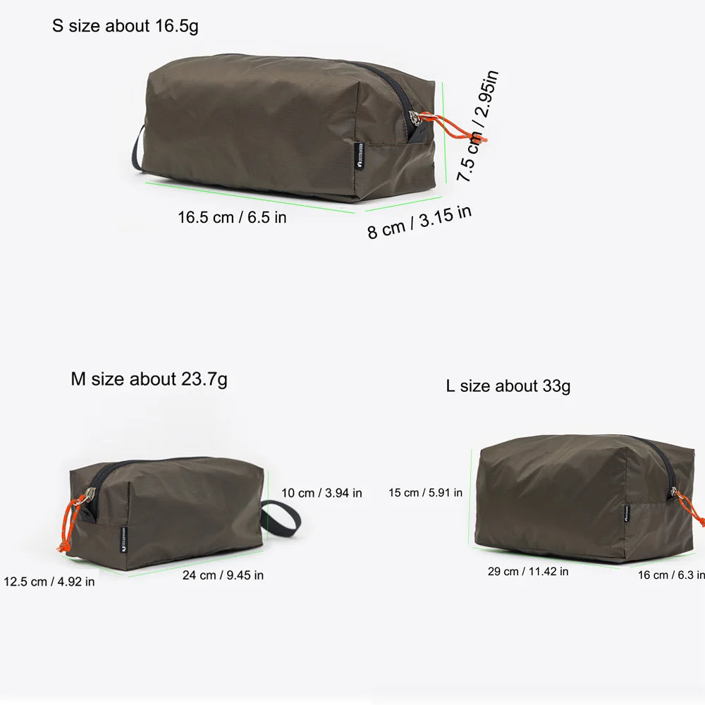 Ultralight Nylon Compression Packing Cubes Organizer Set