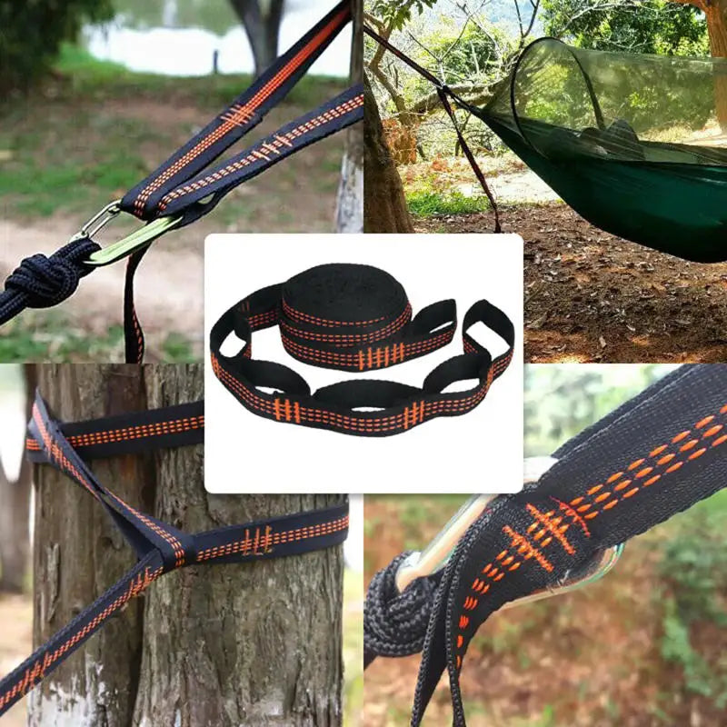 Reinforced Polyester Hammock Hanging Safety Straps