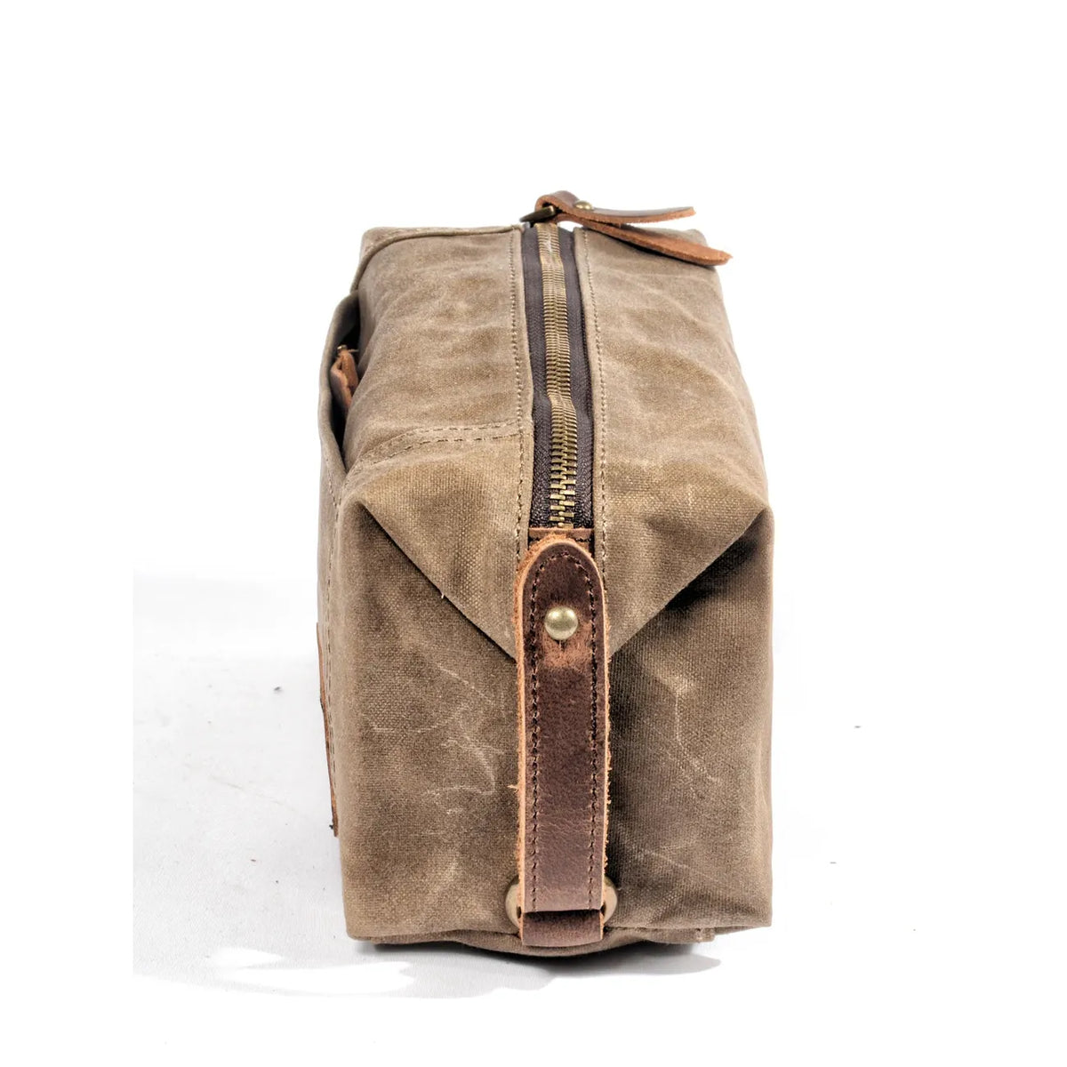 Vintage Waterproof Oilskin Canvas Organizer Clutch