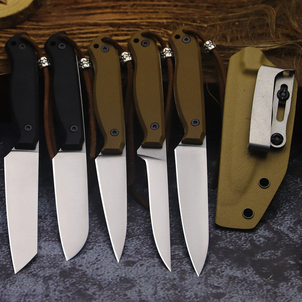 440C Stainless Steel FullTang Outdoor Knife Sheath