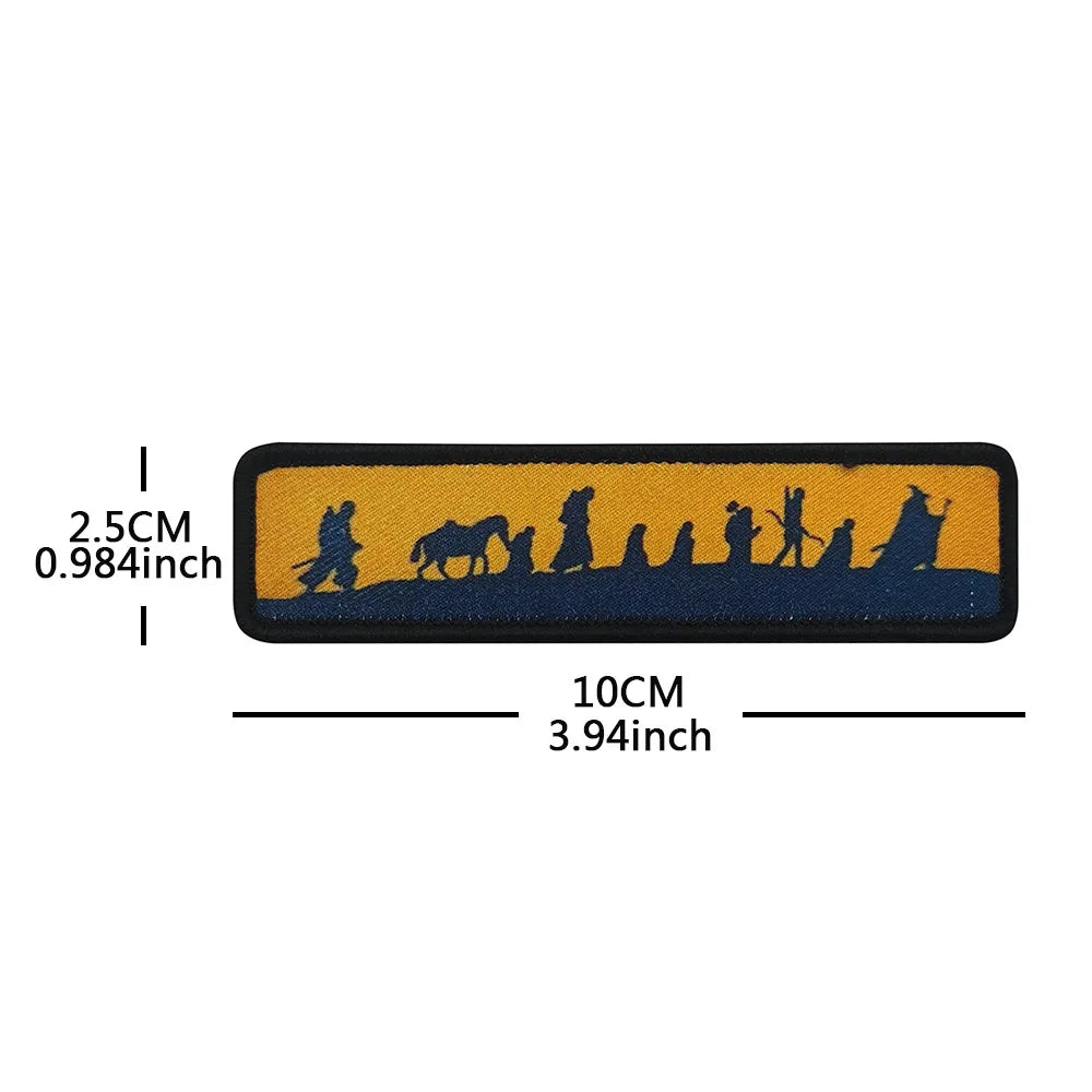 Sunrise Sunset Scenic Embroidered Clothing Patches