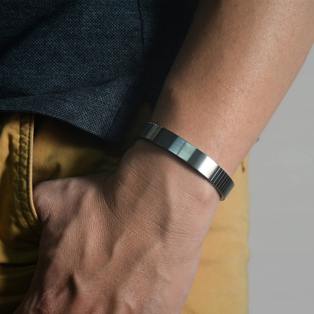 Authentic Titanium Unisex Fashionable Cuff Bracelet