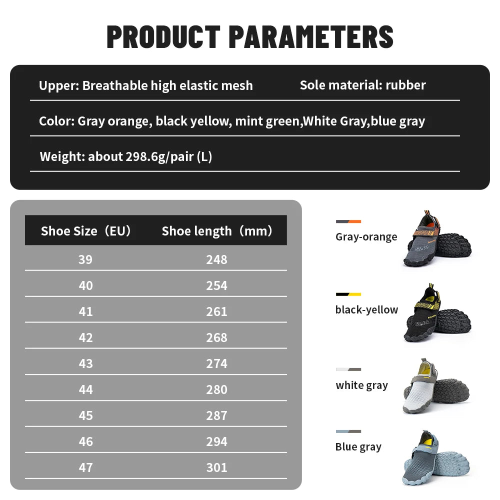 Naturehike Quick-Drying Lightweight Unisex Water Shoes for Wading
