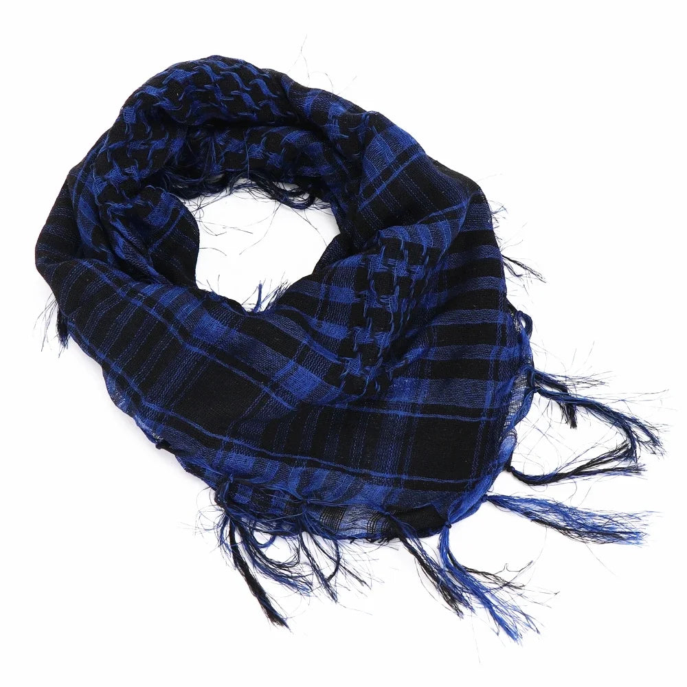 ExtraLarge CottonLinen Outdoor Hiking Scarf 100x100cm