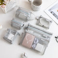 Transparent Mesh Coin Miscellaneous Storage Pouches