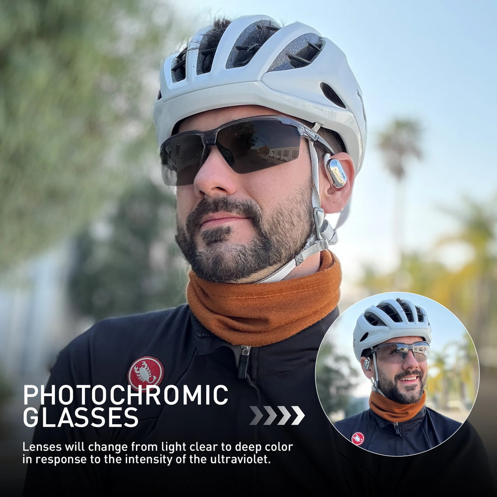 SCVCN Photochromic Polarized Tactical Safety Glasses