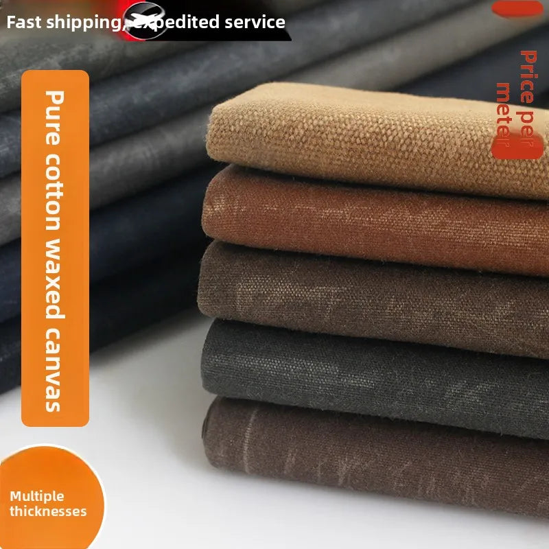 Thickened Cotton Waxed Waterproof Canvas Material