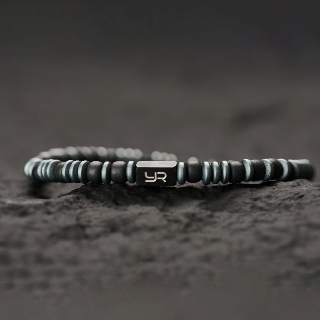 Nightstalker Men's Black 4mm Titanium-Steel Bracelet