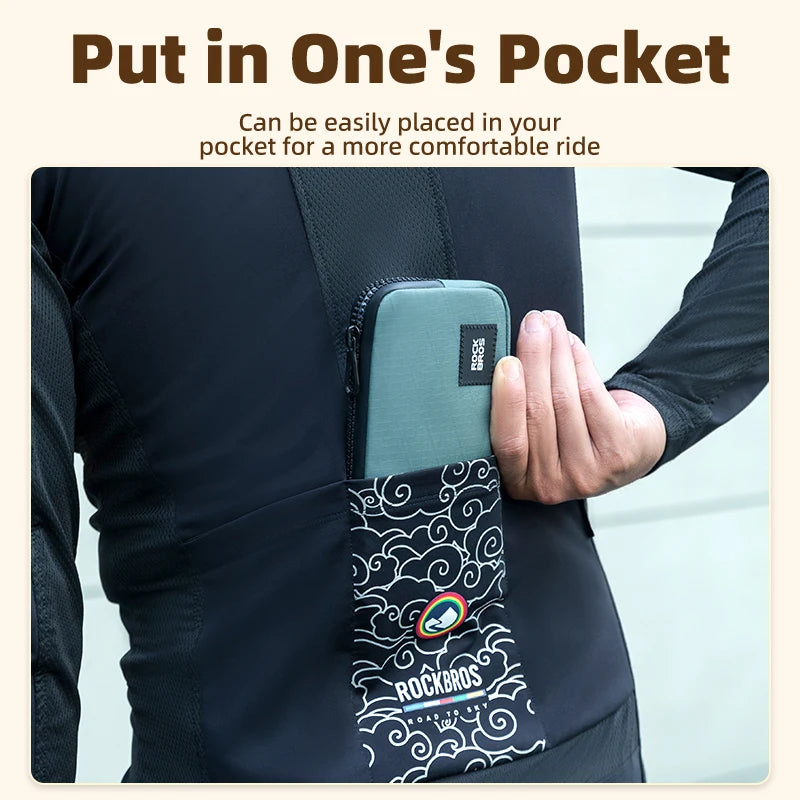 ROCKBROS Waterproof Cycling Smartphone Handlebar Bag