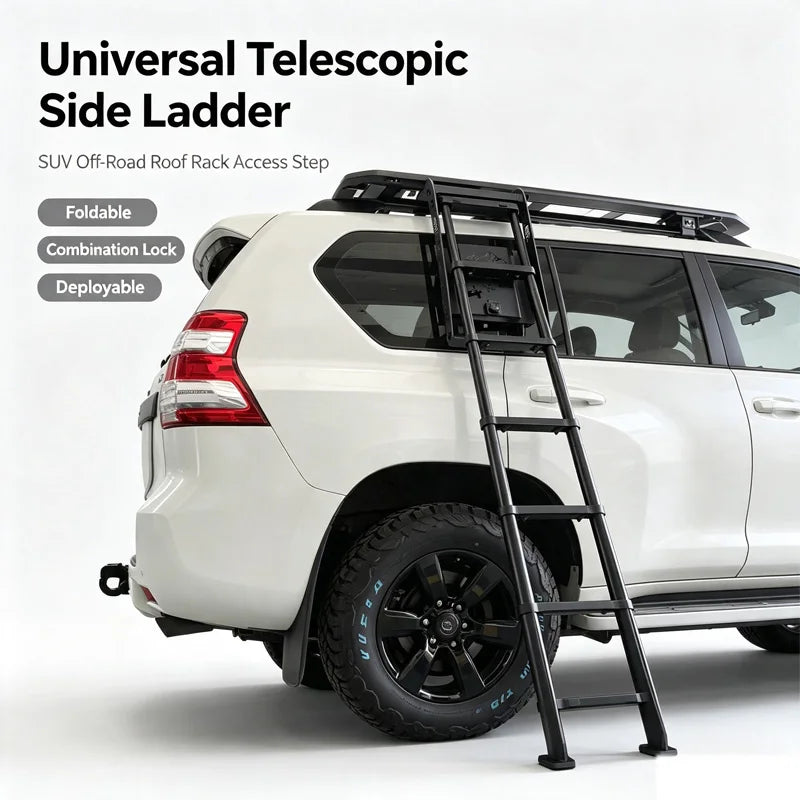 Universal Overland Vehicle Access Aluminum Ladder