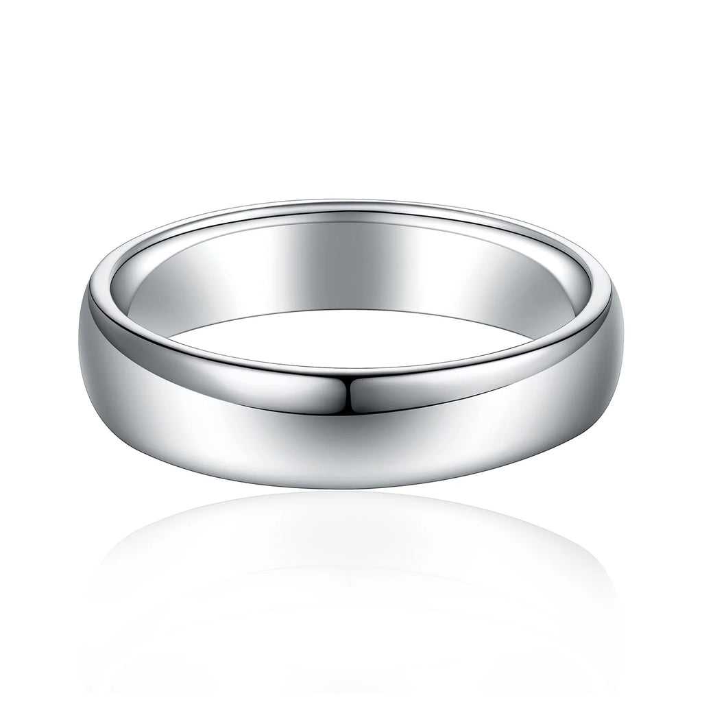 Sterling Silver Polished Dome Shaped Statement Band