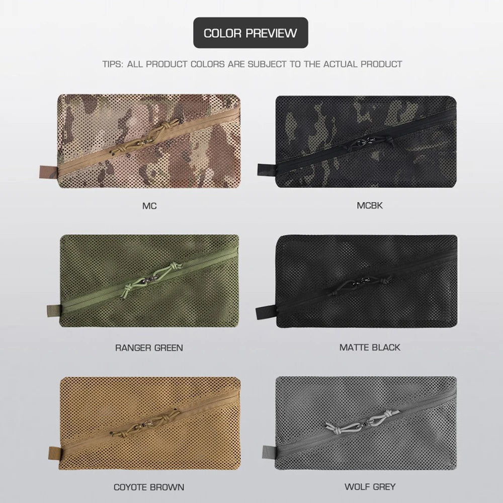 Compact Camouflage Utility Equipment Storage Pouch