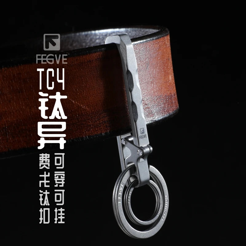 Titanium Alloy Quick Release Keychain Accessories