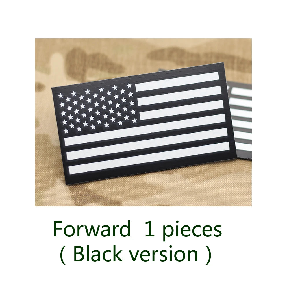 American Flag PVC Infrared-Ready Tactical Hookloop Patch