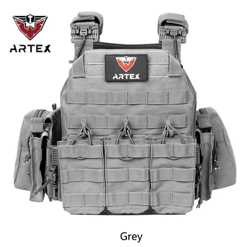 Tactical Hunting Plate Carrier Vest Adjustable-Fit 1000D Strength