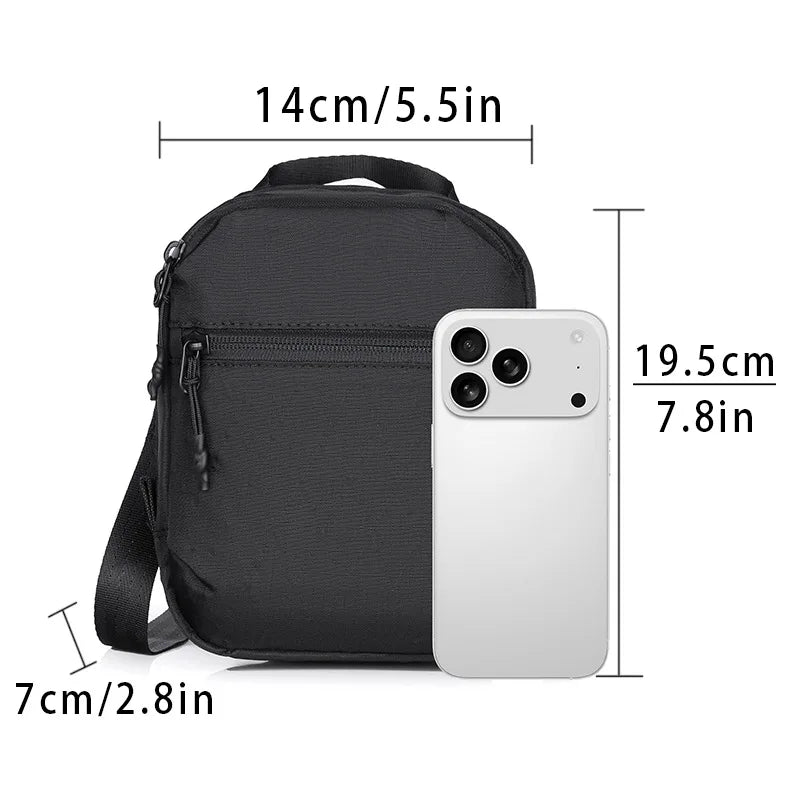 Waterproof RFID Blocking Crossbody Shoulder Messenger Bag