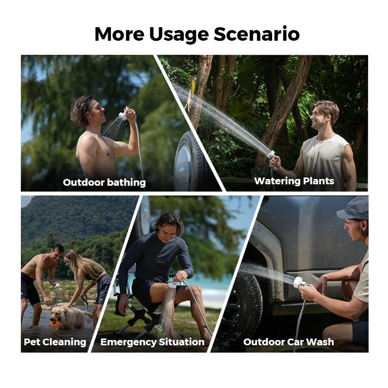FLEXTAIL Rechargeable Portable Camping Shower Pump
