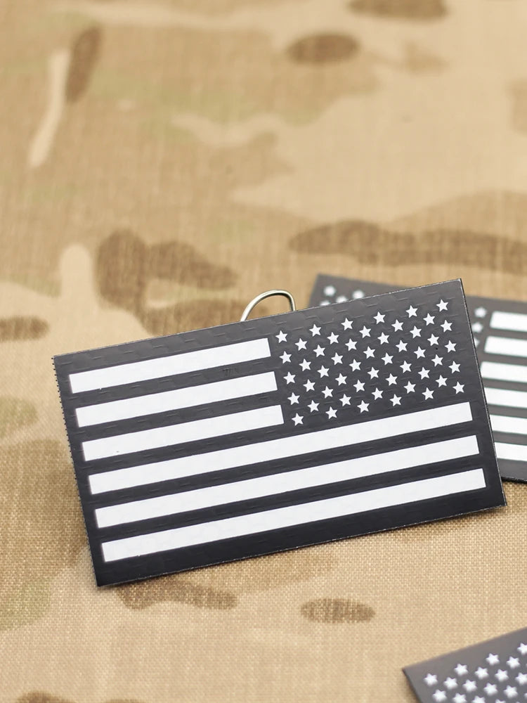 American Flag PVC Infrared-Ready Tactical Hookloop Patch