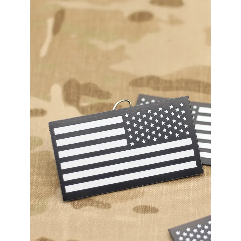 American Flag Infrared Hook-and-Loop Patch 2x3.5-Inch