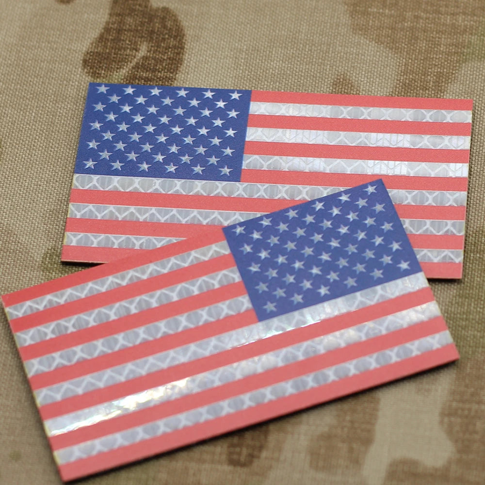 American Flag PVC Infrared-Ready Tactical Hookloop Patch