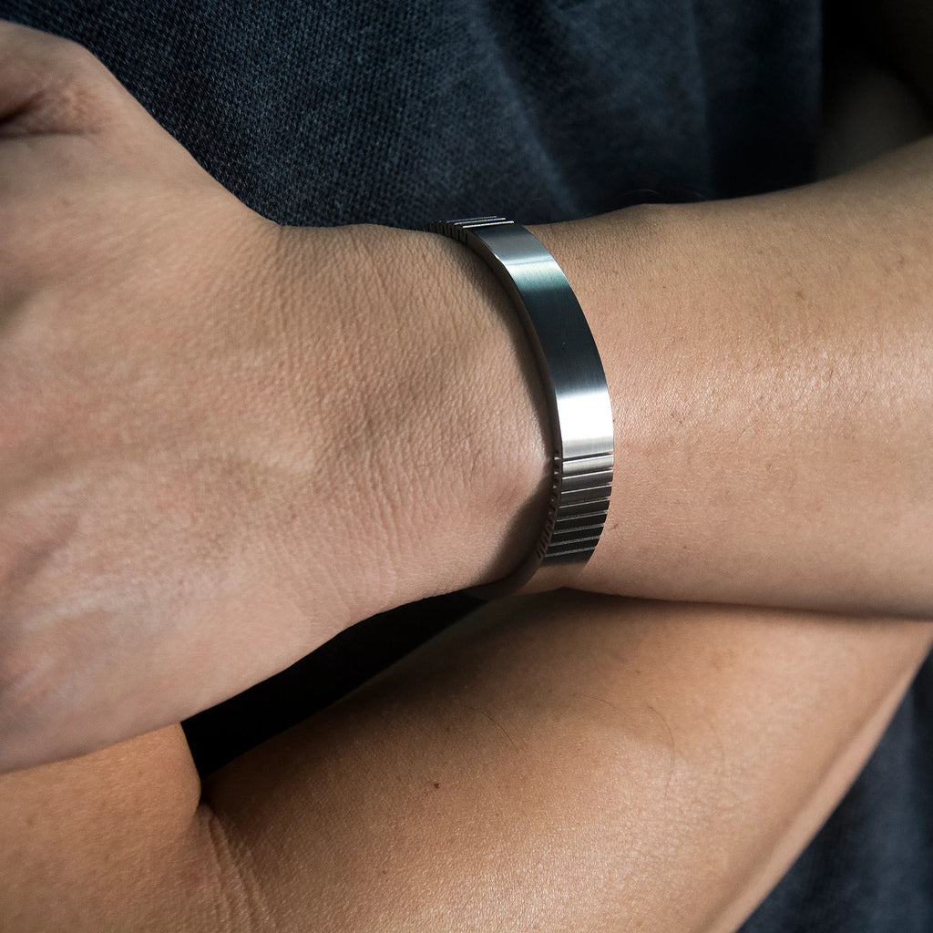 Authentic Titanium Unisex Fashionable Cuff Bracelet