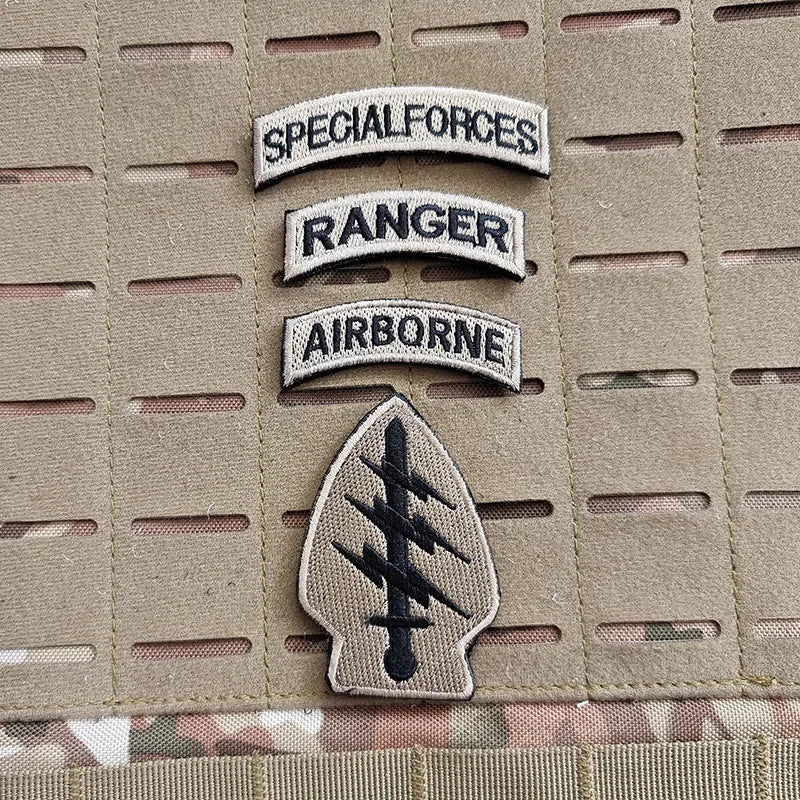Washable Special Forces Morale Insignia Appliques