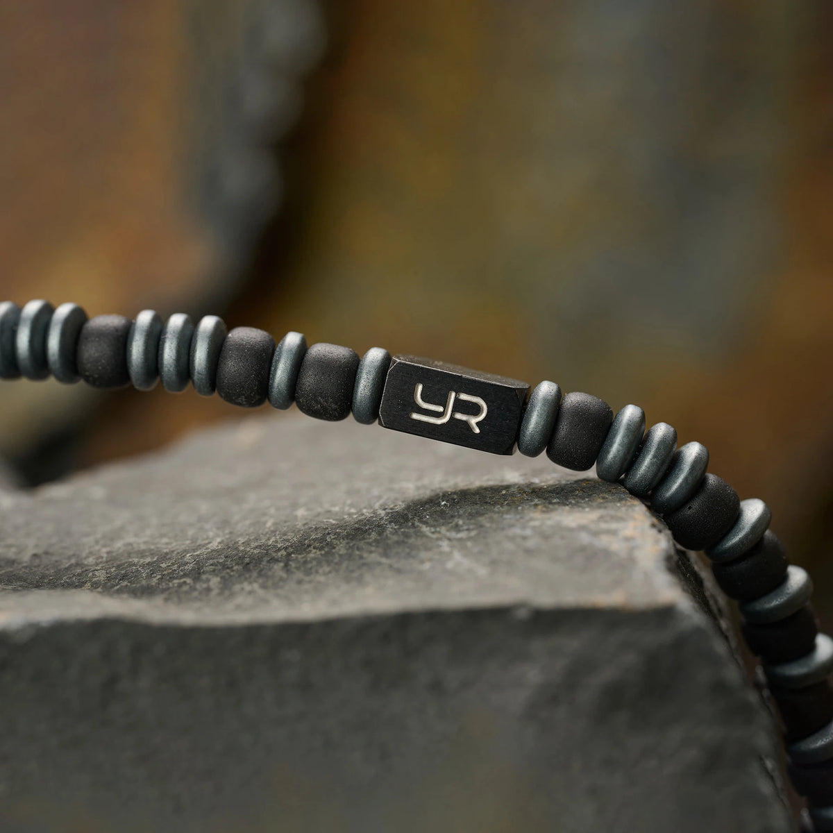 Nightstalker Men's Black 4mm Titanium-Steel Bracelet