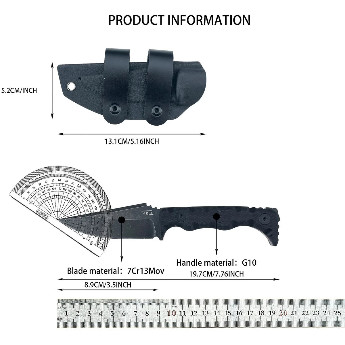 EDC Stainless Steel Household Kitchen Multipurpose Knife