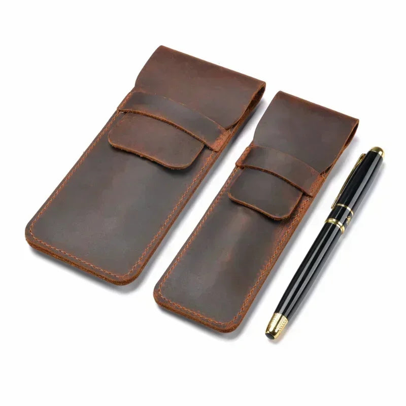 Beautifully Handcrafted Genuine Leather Pencil Organizer