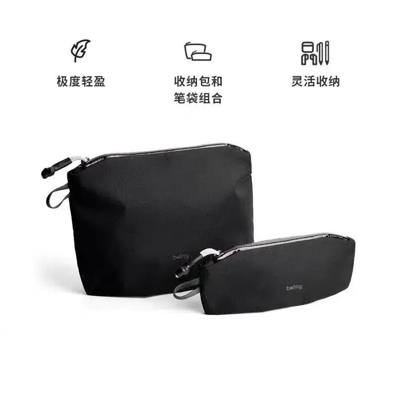 Bellroy Ultralightweight Nylon Storage Pouch Organizer Duo Set