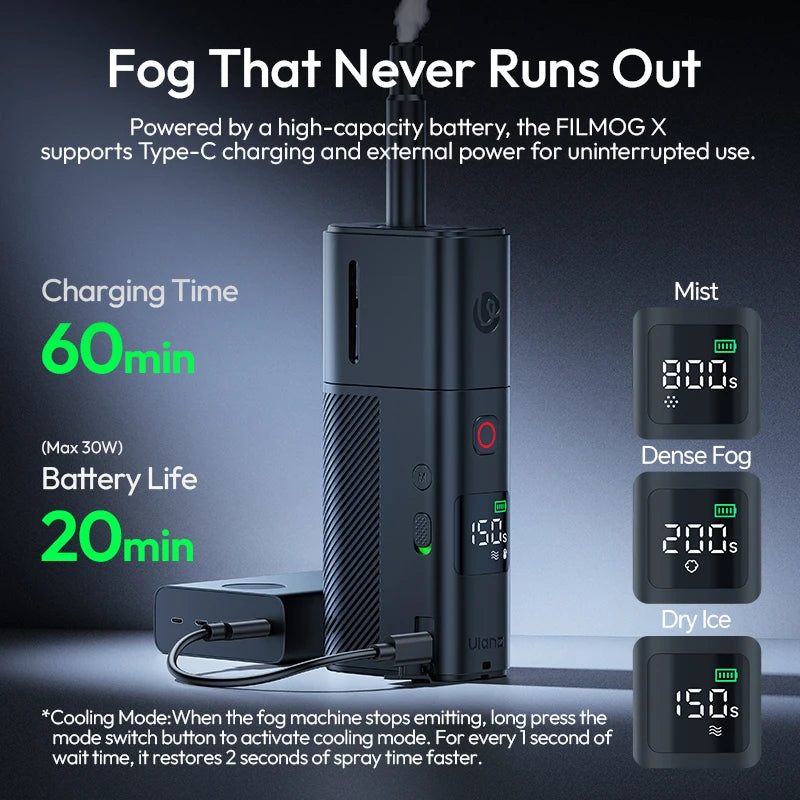 Ulanzi FM02FILMOGX 30W Ultracompact Smoke Machine