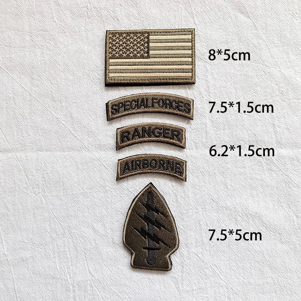 Washable Special Forces Morale Insignia Appliques