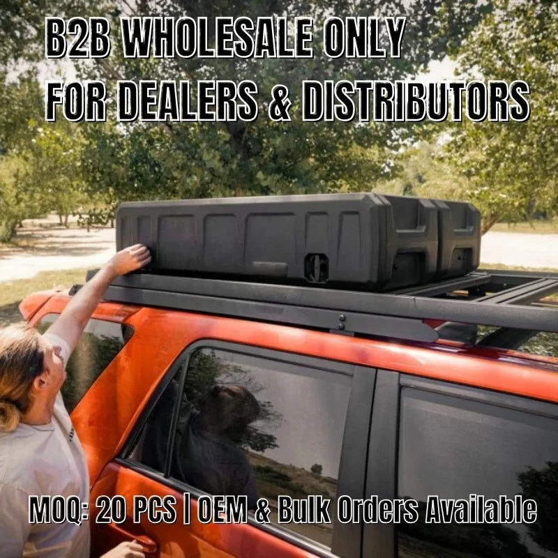 Expedition Waterproof Plastic Roof Storage Toolbox
