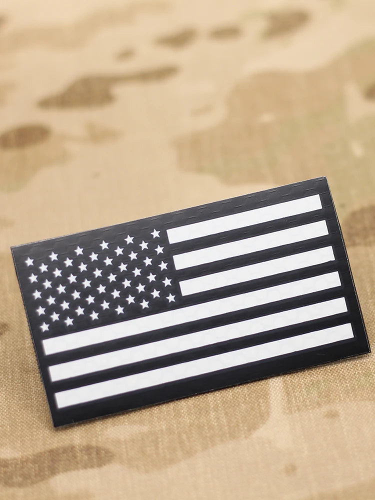 American Flag PVC Infrared-Ready Tactical Hookloop Patch
