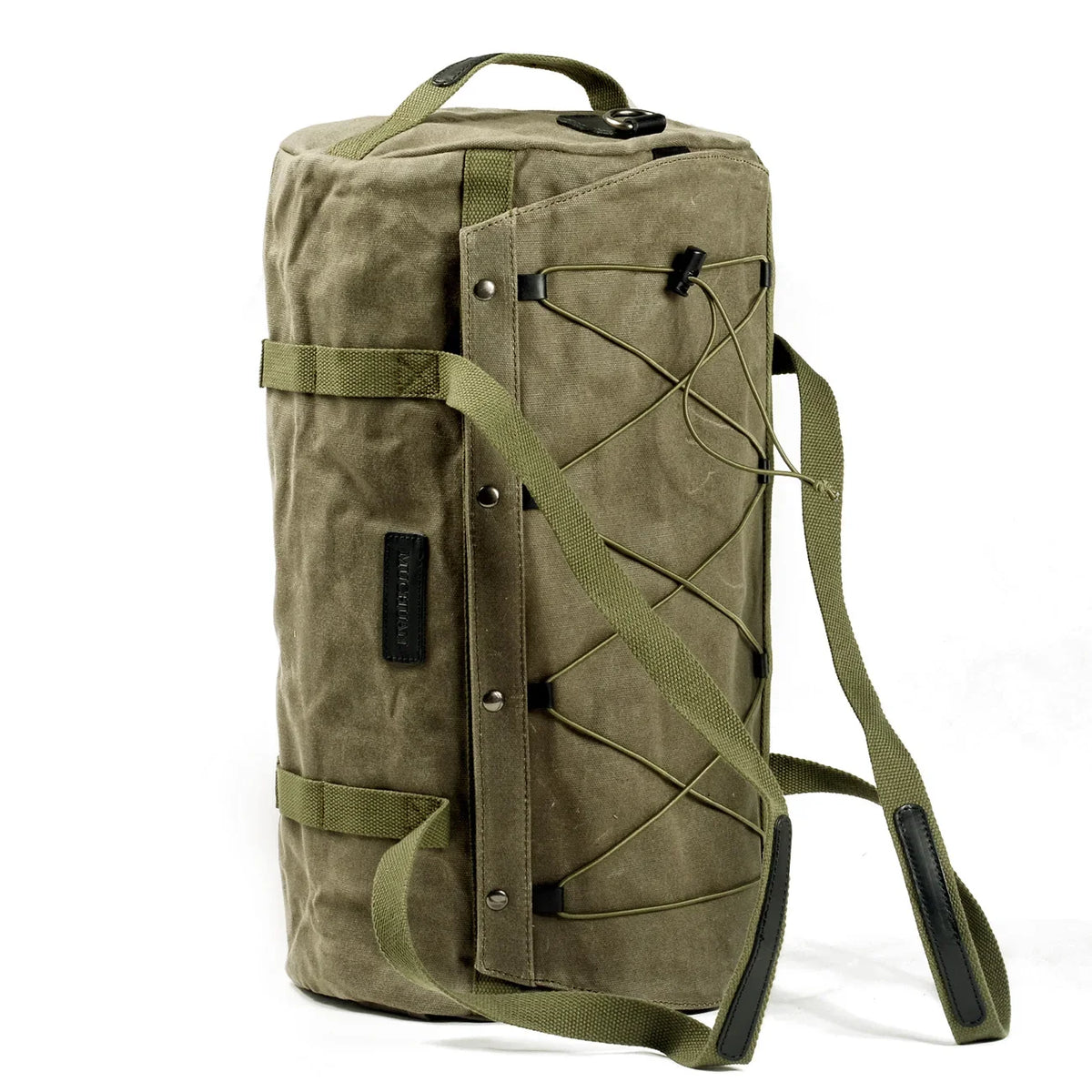 Vintage Motorcycle Rear Canvas Touring Luggage Saddlebags