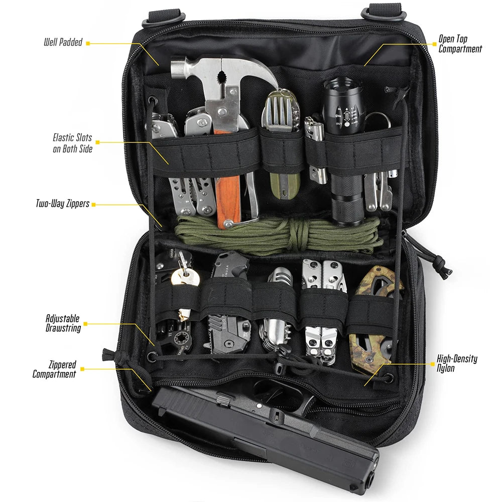 Tactical MOLLE Equipment Organization Utility Pouch for Hunting