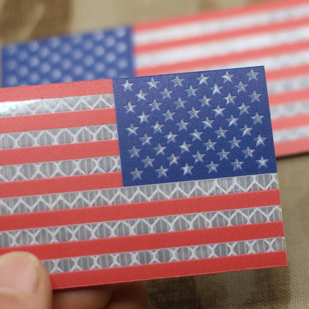 American Flag PVC Infrared-Ready Tactical Hookloop Patch