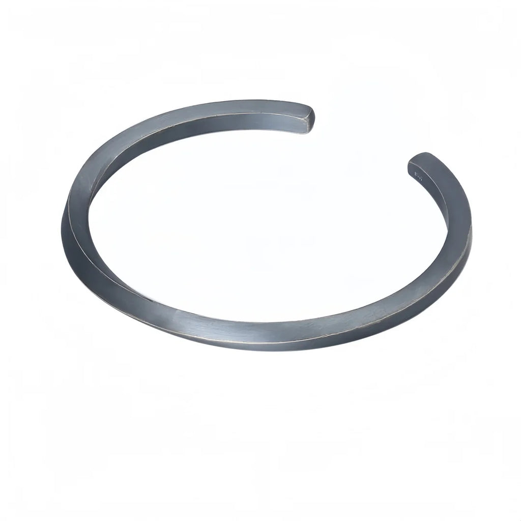 S925 Sterling Silver Resizable Cuff Bangle Bracelet