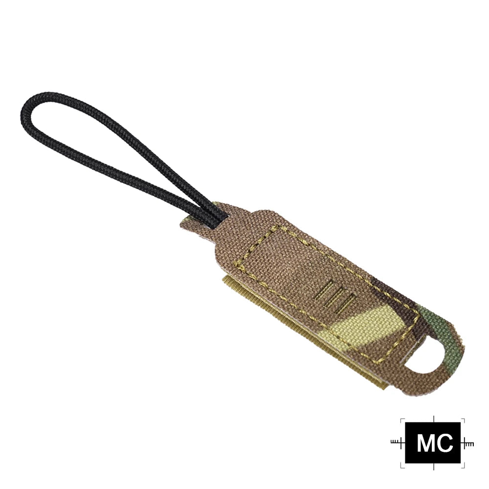 Tactical Nylon Backpack Zipper Pulls Hookloop Accessory