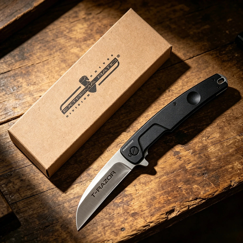 Extrema Ratio T-Razor Folding Steel-Blade Knife
