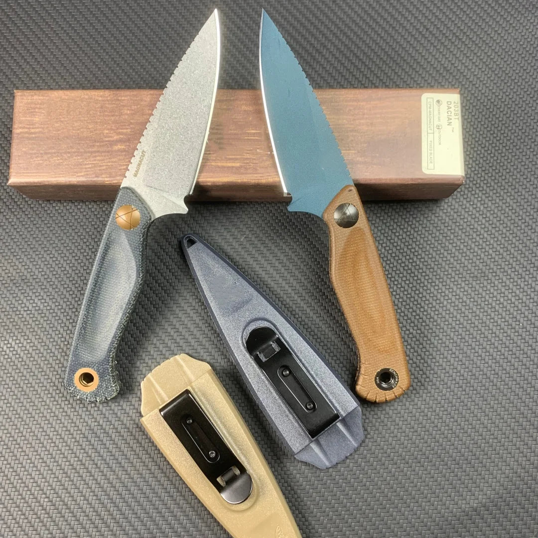 Model 203 CPM-MagnaCut Stainless-Steel Fixed-Blade Knife