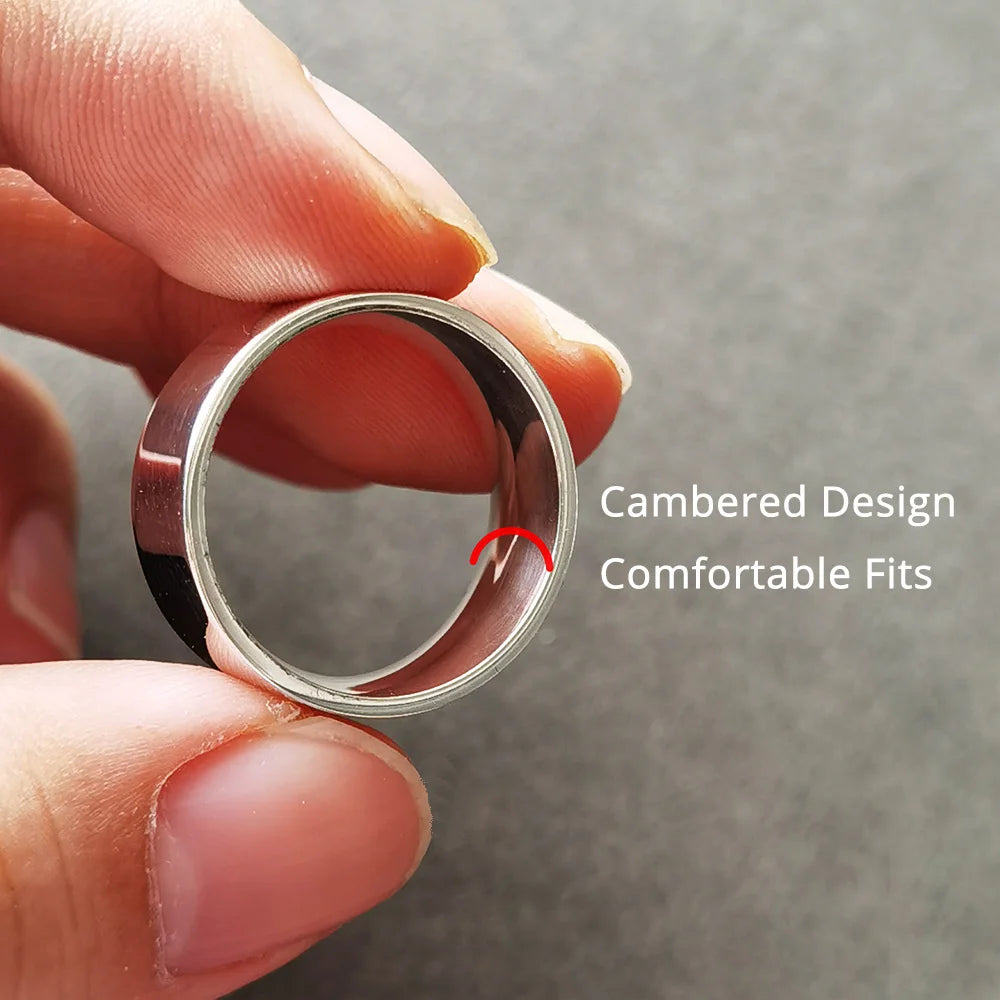 Unisex 925 Sterling Silver Rings With Certification