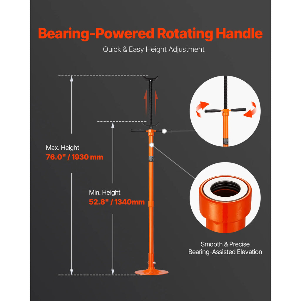 3/4-Ton Heavy-Duty Underhoist Automotive Support Stand