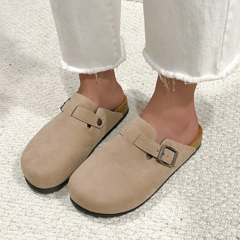 Premium Vintage Camel Cork Handcrafted Casual Slipper