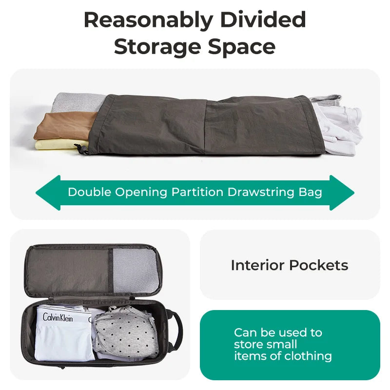 Bagsmart 6PC Compression Packing Cubes Large Capacity Portable Luggage Travel Organizers
