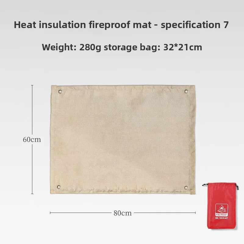 Compact Fireproof Camping Insulation Blanket