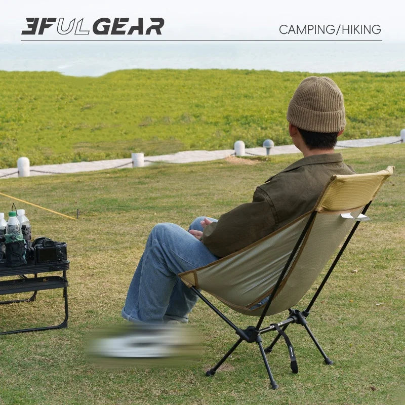 Ultralight Folding Camping Moon Chair.