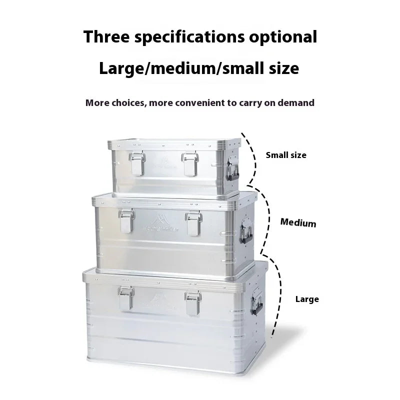 MountainHiker Aluminum Outdoor Storage Box 96LCapacity