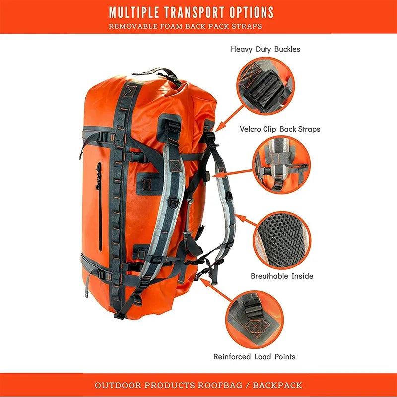 Extra Large 1680D Waterproof Heavy Duty Duffel Bag